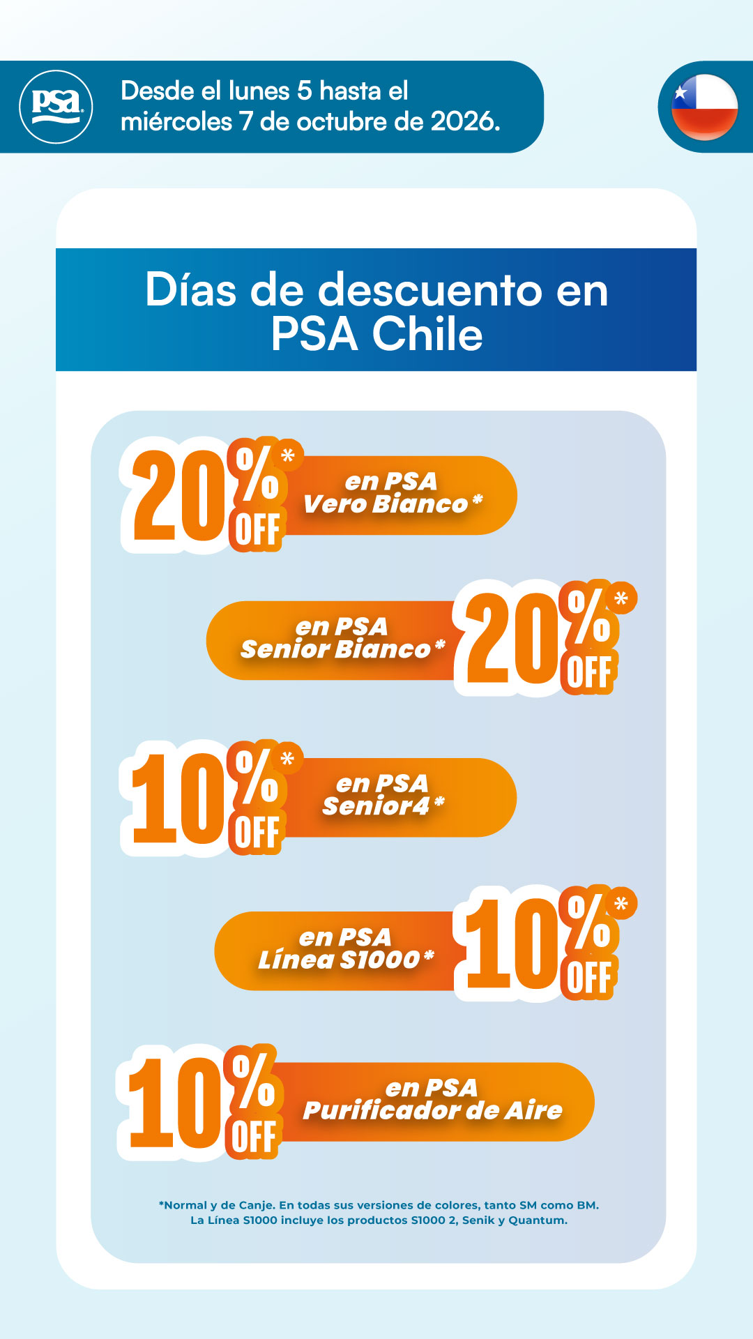 Promoción Especial